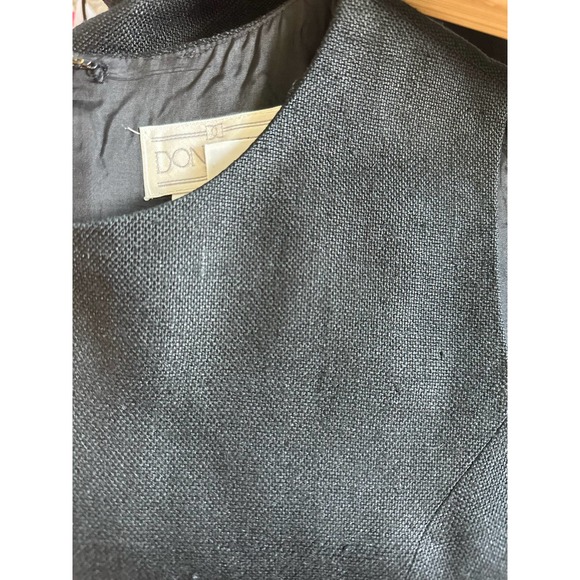 Doncaster Black 100% Silk Sheath Dress Sz. 10 - Picture 7 of 9